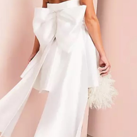 ASOS Dresses Luxe Asos White Party Dress Poshmark